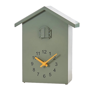 Фото: Настенные часы с кукушкой Clocker KuKu, таймер, зеленые-1 Настенные часы с кукушкой Clocker KuKu, таймер, зеленые-1