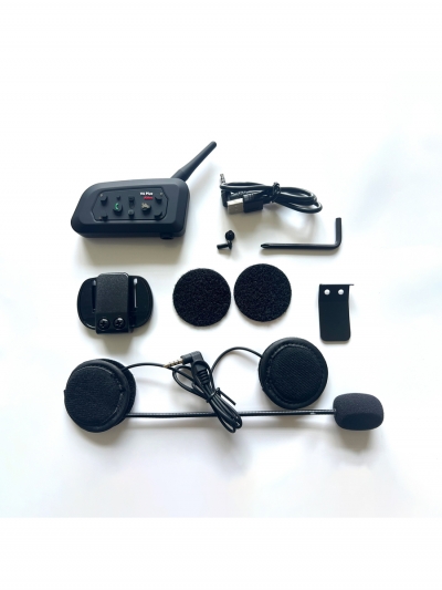 Bluetooth мотогарнитура V6 Plus-2